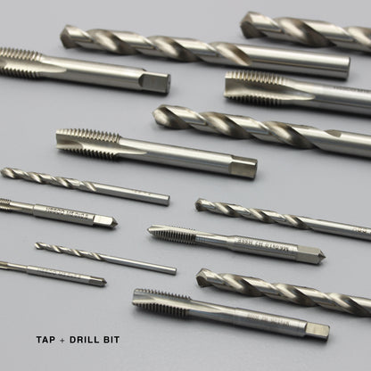 M3 M5 M6 M8 M10 M12 M14 M16 | Machine Gun Nose Tap & Drill Bit Set | HSS HSSCO