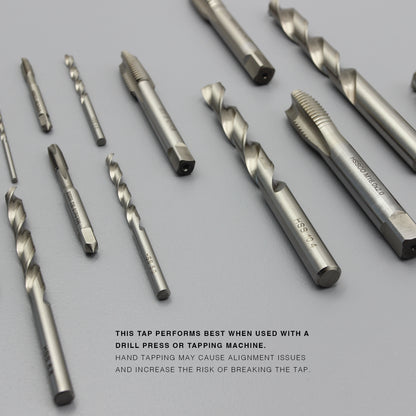 M3 M5 M6 M8 M10 M12 M14 M16 | Machine Gun Nose Tap & Drill Bit Set | HSS HSSCO