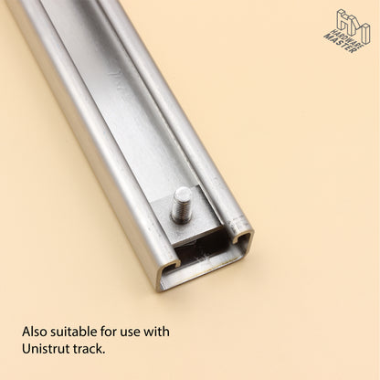 Unistrut / Strut Channel T-Bolt Fixing Kit – Anti-Loosen Nylock Nut Set (M8 / M10)