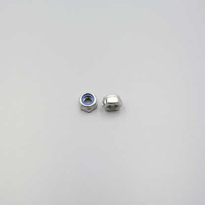 S304 Stainless Steel Nylon Insert Lock Nuts Nyloc Nut Metric Coarse Thread