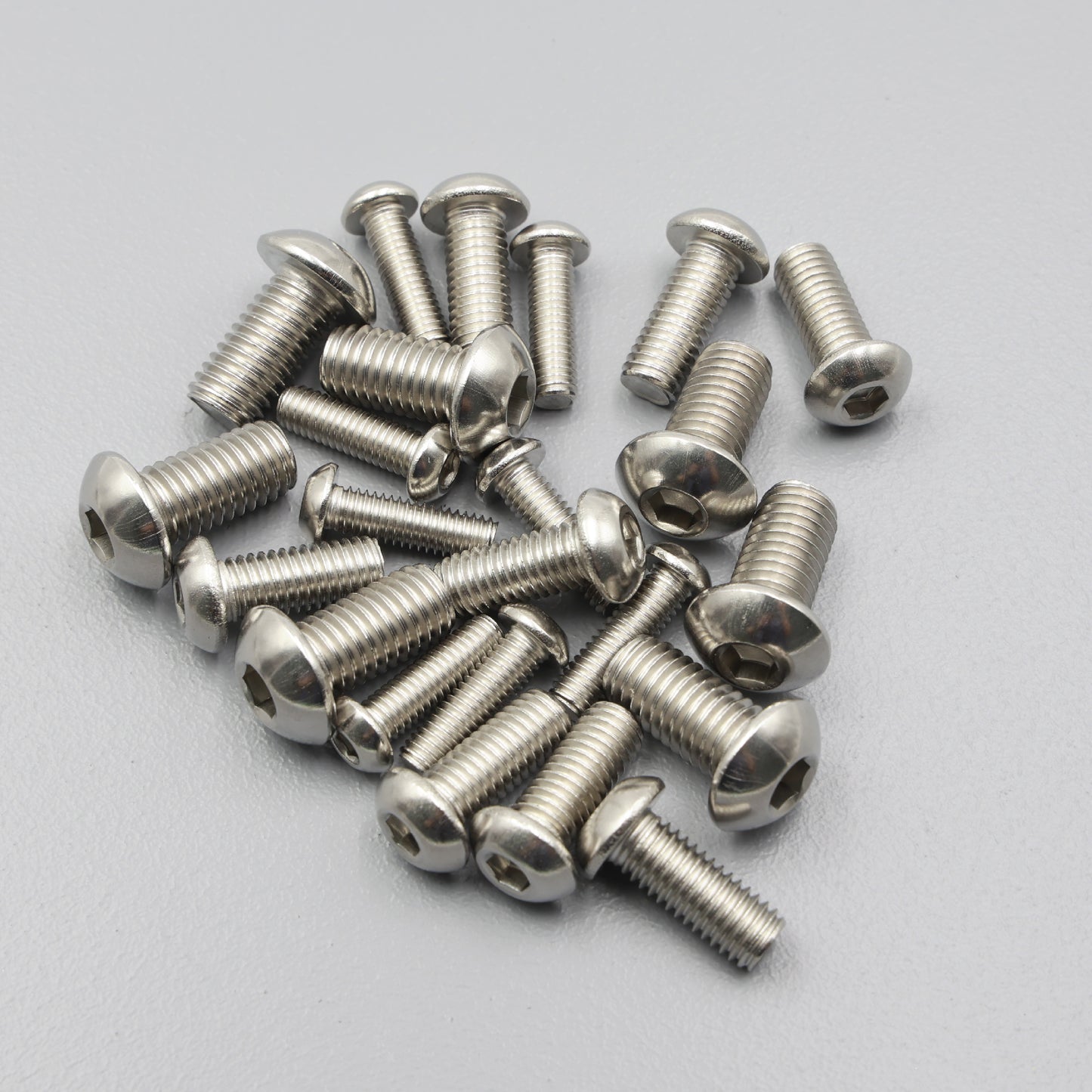 S304 Stainless Steel Pan Head Bolt Hex Socket Machine Screw Metric Coarse Thread