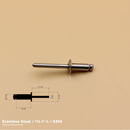 Stainless Steel S304 Pop Rivet | Large Flange Blind Rivet