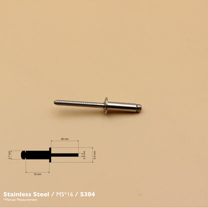 Stainless Steel S304 Pop Rivet | Large Flange Blind Rivet