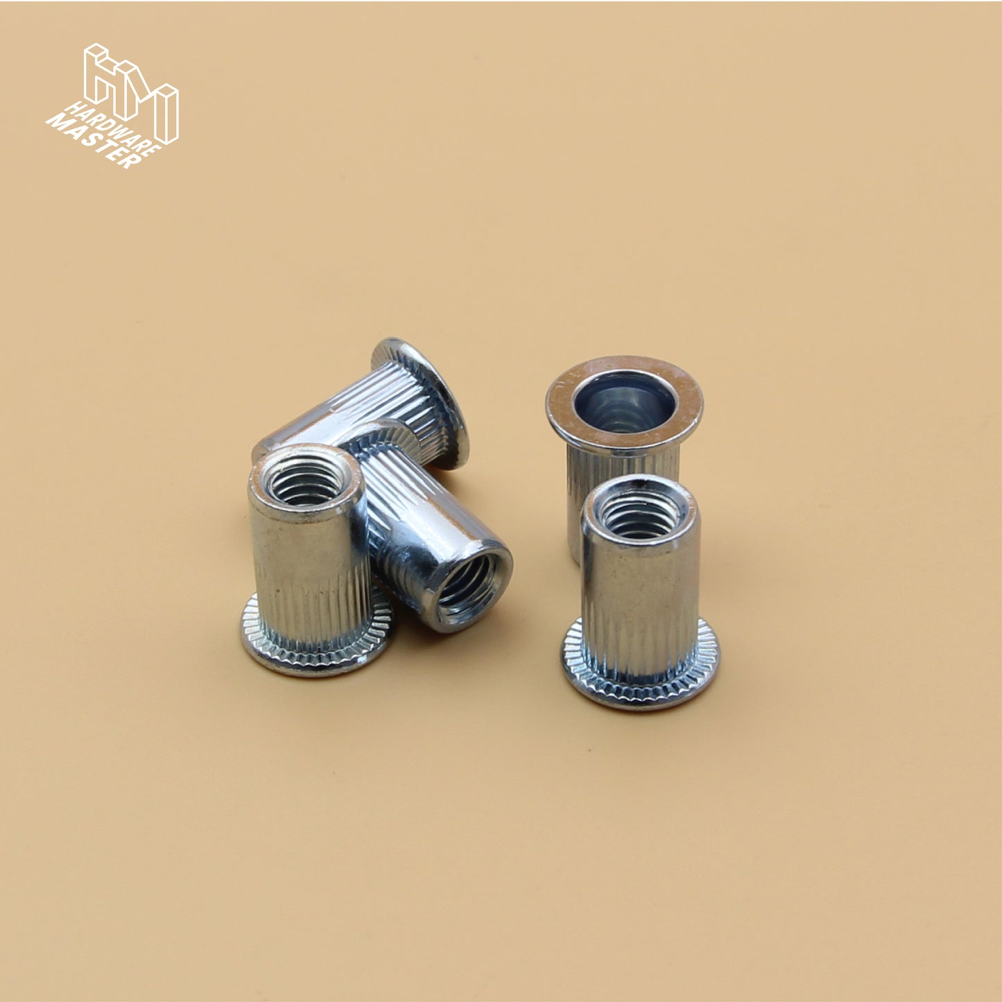 Rivet Nut | Countersunk Flange | 5Qty | Stainless Steel | Zinc Plated | M6 M8 M10