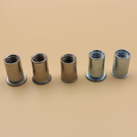 Rivet Nut | Countersunk Flange | 5Qty | Stainless Steel | Zinc Plated | M6 M8 M10