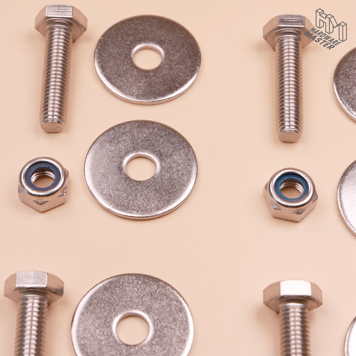 S304 Stainless Steel Canopy & Toolbox Mounting Kit with Foam Sealing Pads – M10