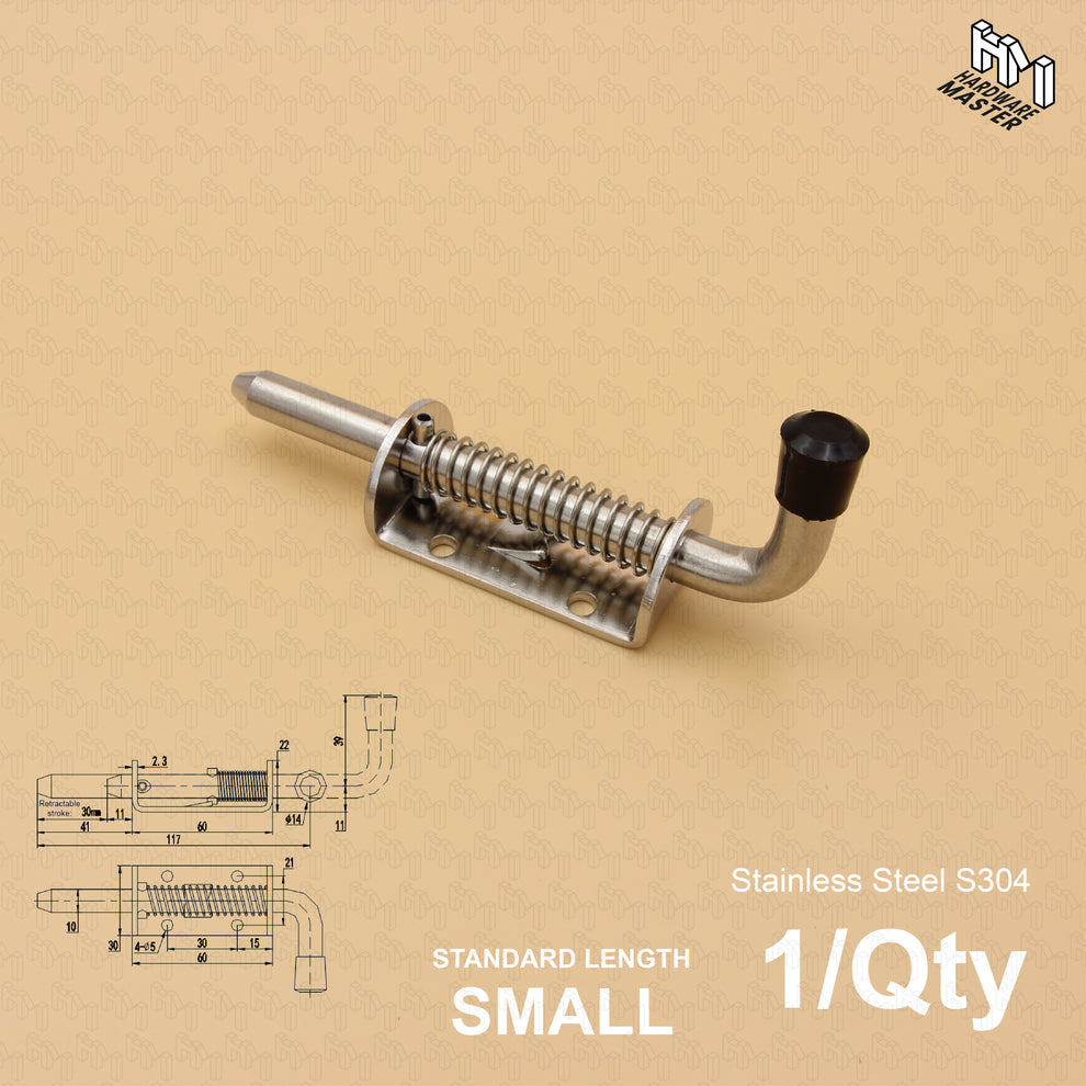 Spring Bolt Latch | S304 Stainless Steel | Gate Latch | Heavy Duty ...