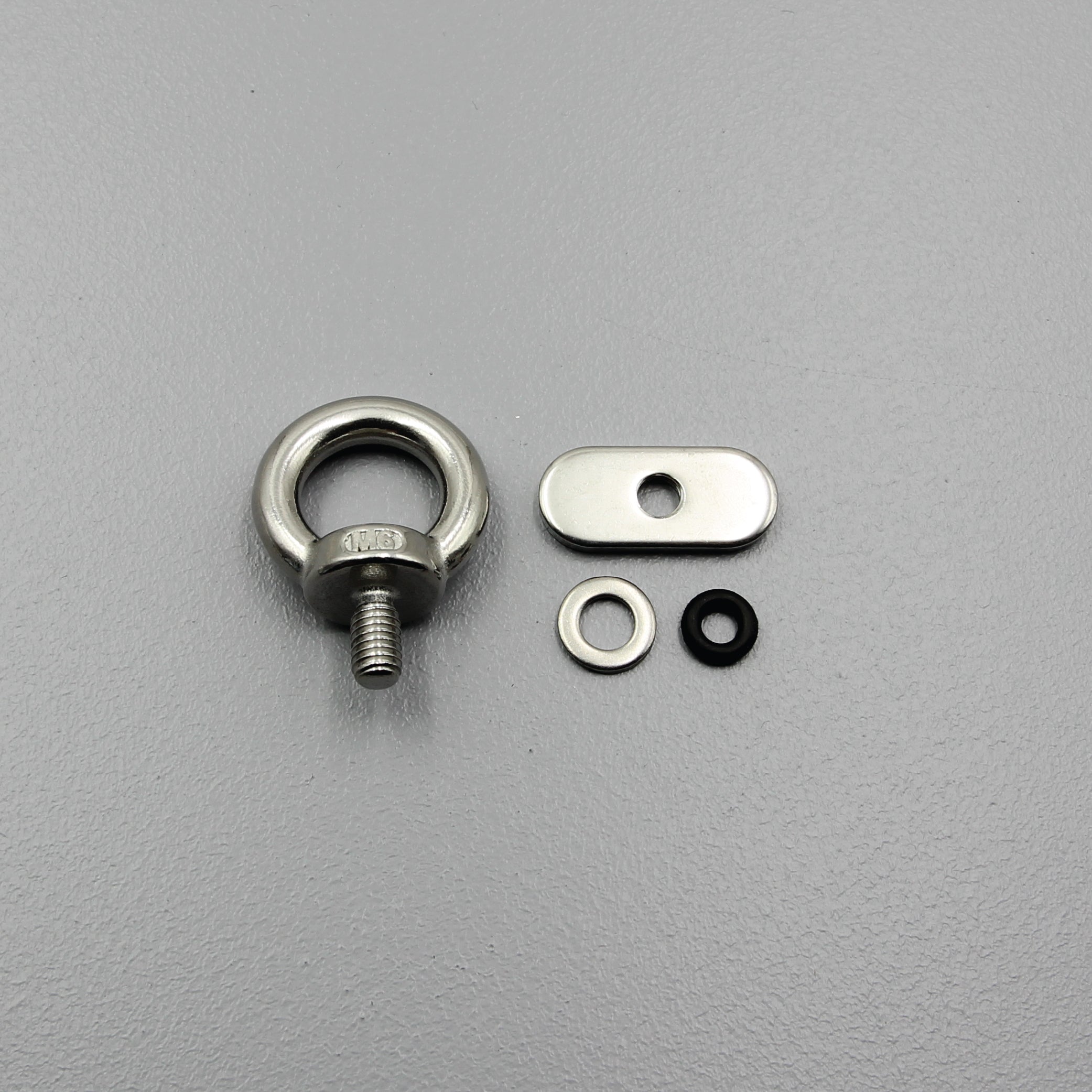 S316 Marine-Grade M6 Slid Rail Locking Eye Bolt Ring – Hardware Master