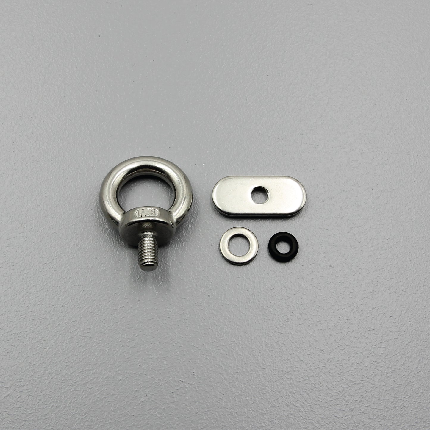 S316 Marine-Grade M6 Slid Rail Locking Eye Bolt Ring Track Tie-Down Anchor