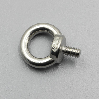 S316 Marine-Grade M6 Slid Rail Locking Eye Bolt Ring Track Tie-Down Anchor