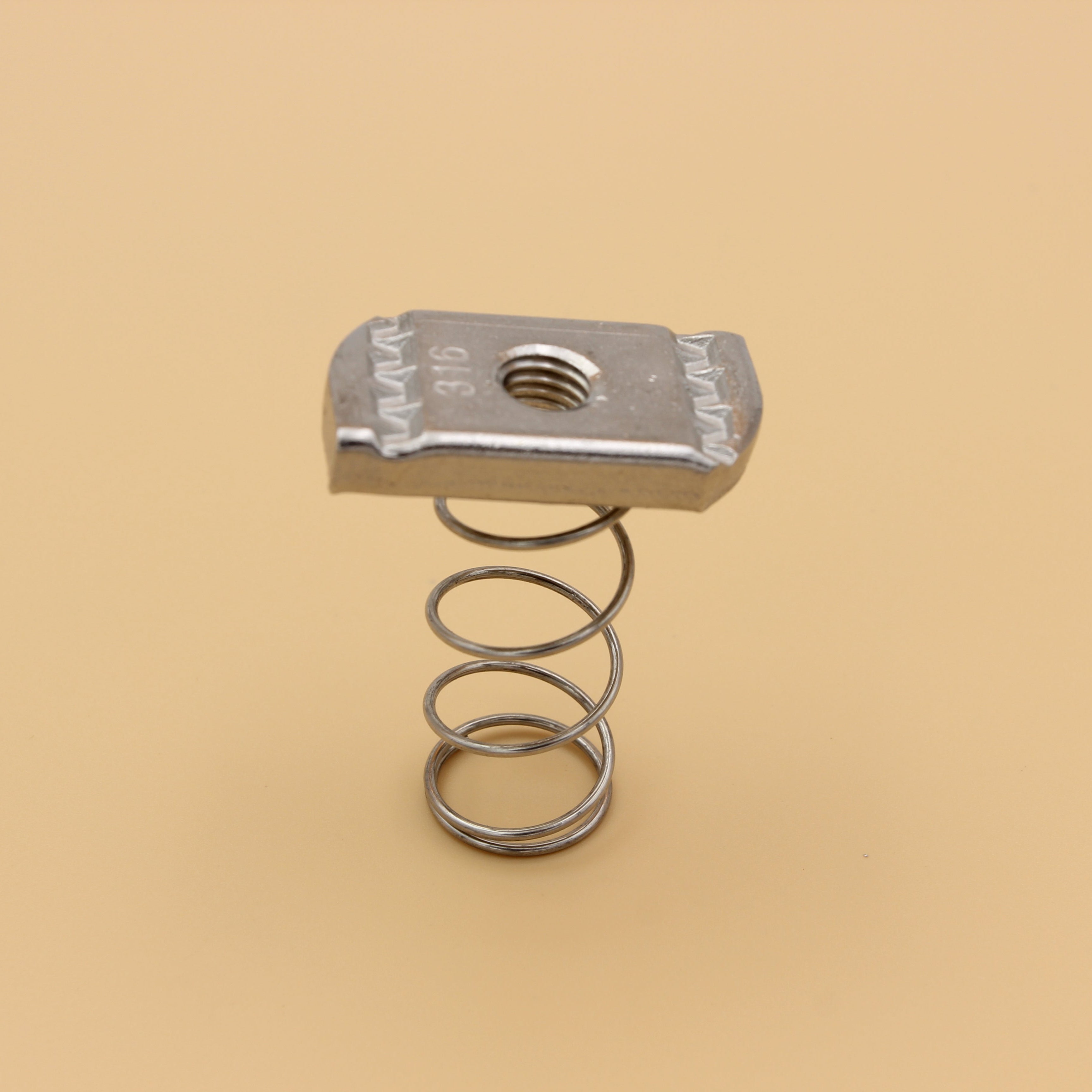 Unistrut Long Spring Nut | 5Qty | S316 Stainless Steel | Heavy Duty ...