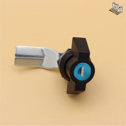 Cam Lock Lockable With Keys | Mailboxes Storage Unit Toolbox | Black Zinc Plated Alloy