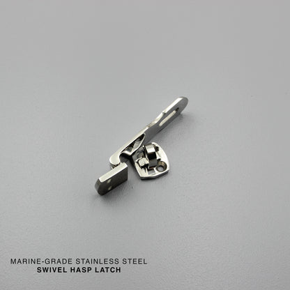 Swivel Hasp Lock 316 Stainless Steel | Marine Grade Door Latch Lockers & Cabinet