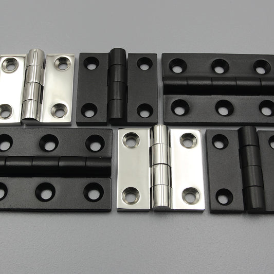 Butt Hinge | S304 Stainless Steel | 50mm / 75mm | Heavy Duty | Black/Silver