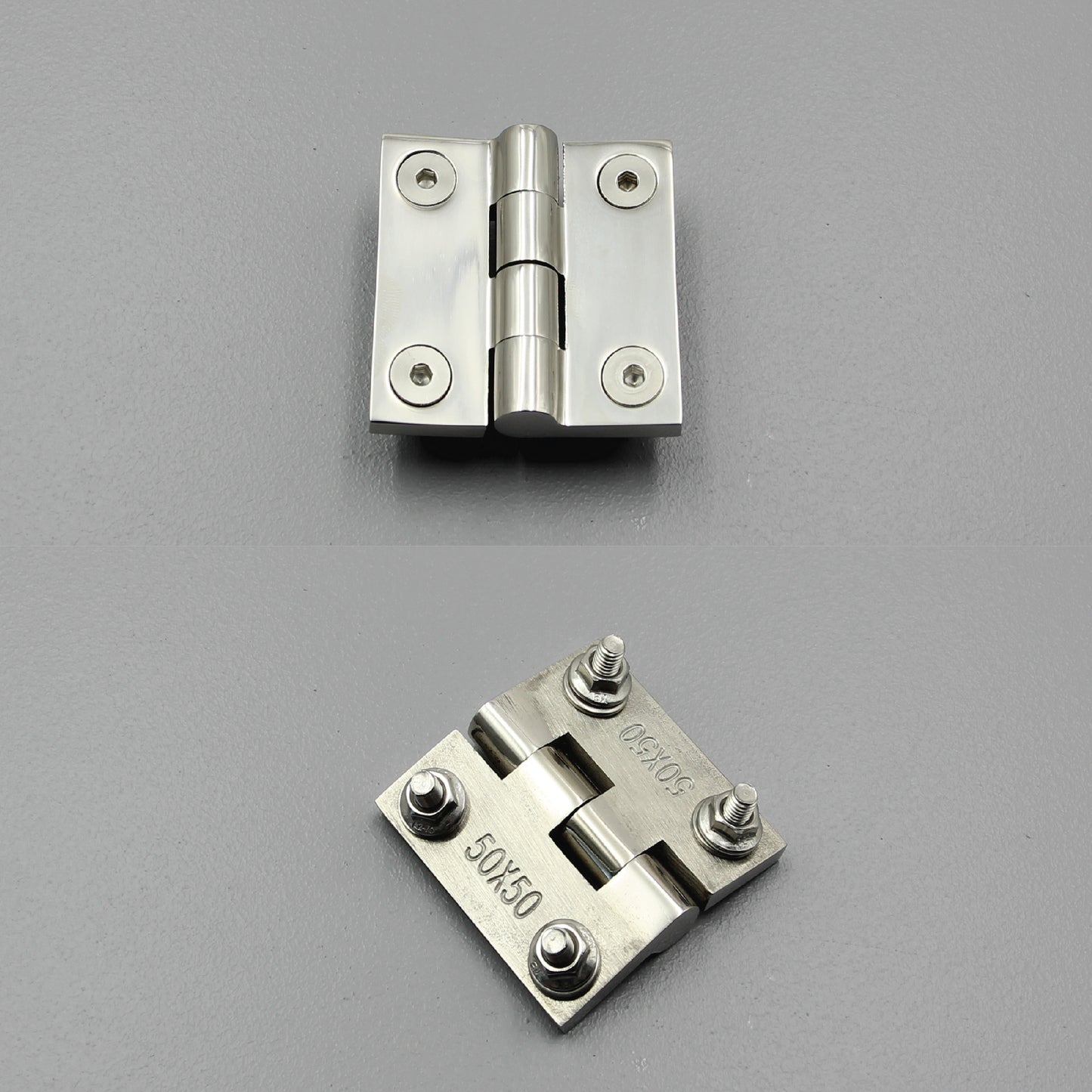 Butt Hinge S304 Stainless Steel | 50mm / 75mm | Heavy Duty | Black/Silver | Door
