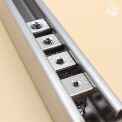 Unistrut Long Spring Nut | 5Qty | S304 Stainless Steel | Heavy Duty | Channel Nut | M6 M8 M10 M12