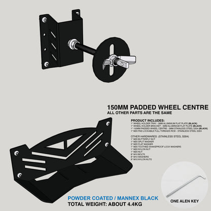 Spare Wheel Carrier 
| Stainless Steel & Aluminium | Lockable & Durable | Heavy Duty | 4WD Ute Canopy