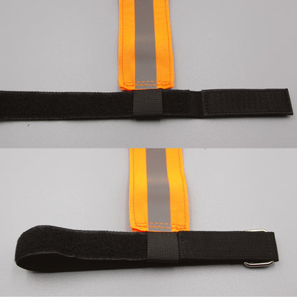 High-Vis Reflective Load Flag + Magic Strap — Oversize Long Load Safety Marker
