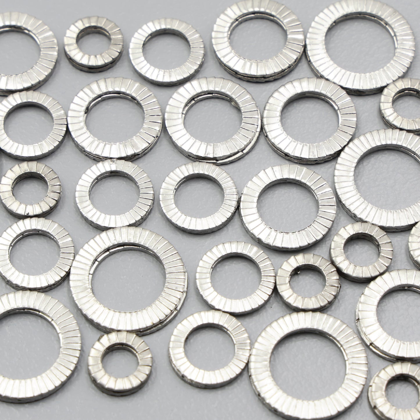S304 Stainless Steel Wedge Lock Washer Self Locking Anti Vibration Washer M6-M20