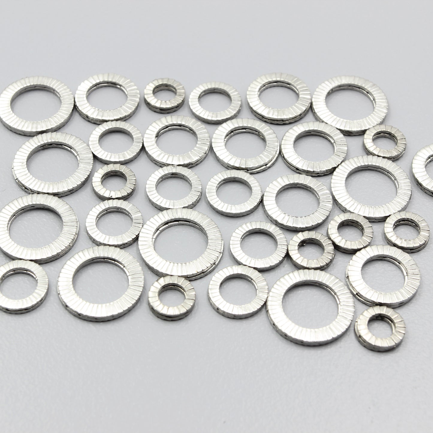 S304 Stainless Steel Wedge Lock Washer Self Locking Anti Vibration Washer M6-M20
