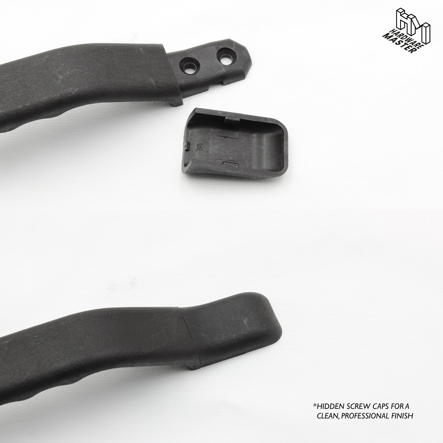 Black Hand Grab Handle | Durable PA | For Door, Drawer, RVs, Toolboxes Or Canopy