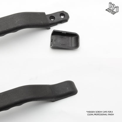 Black Hand Grab Handle | Durable PA | For Door, Drawer, RVs, Toolboxes Or Canopy