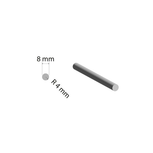 Aluminium Solid Rod | Ø8mm | 6063 T5 Alloy | Custom Length
