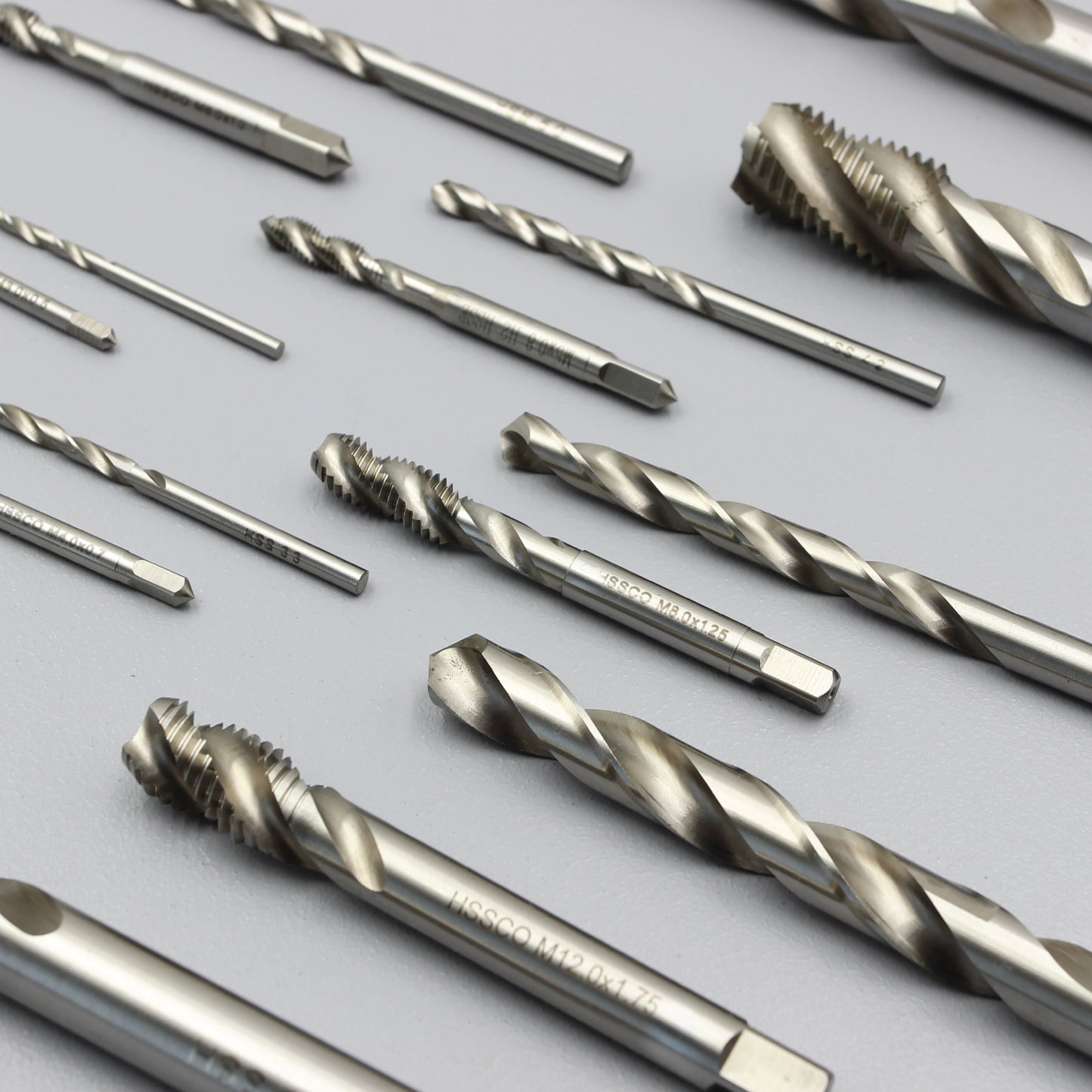 M3 M4 M5 M6 M8 M10 M12 M14 M16 | Machine Spiral Tap & Drill Bit Set | HSS HSSCO