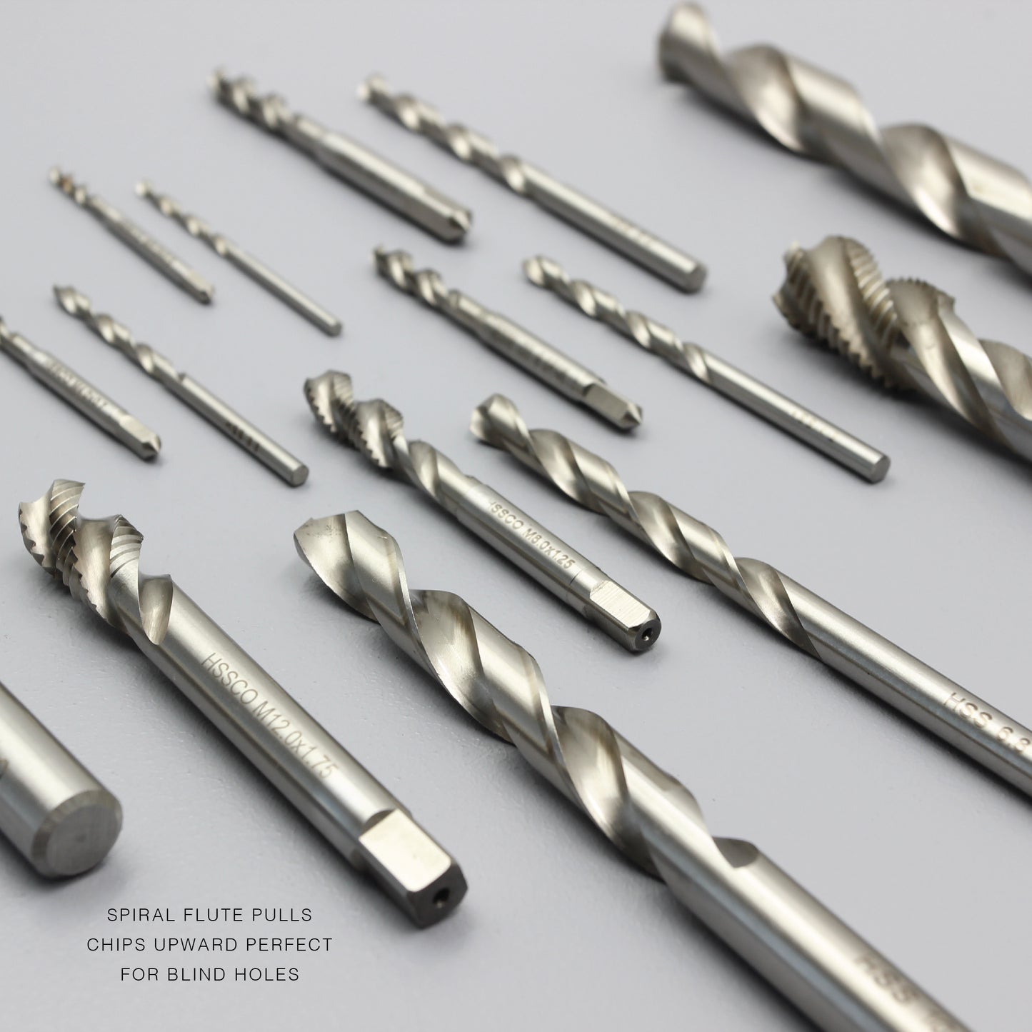M3 M4 M5 M6 M8 M10 M12 M14 M16 | Machine Spiral Tap & Drill Bit Set | HSS HSSCO