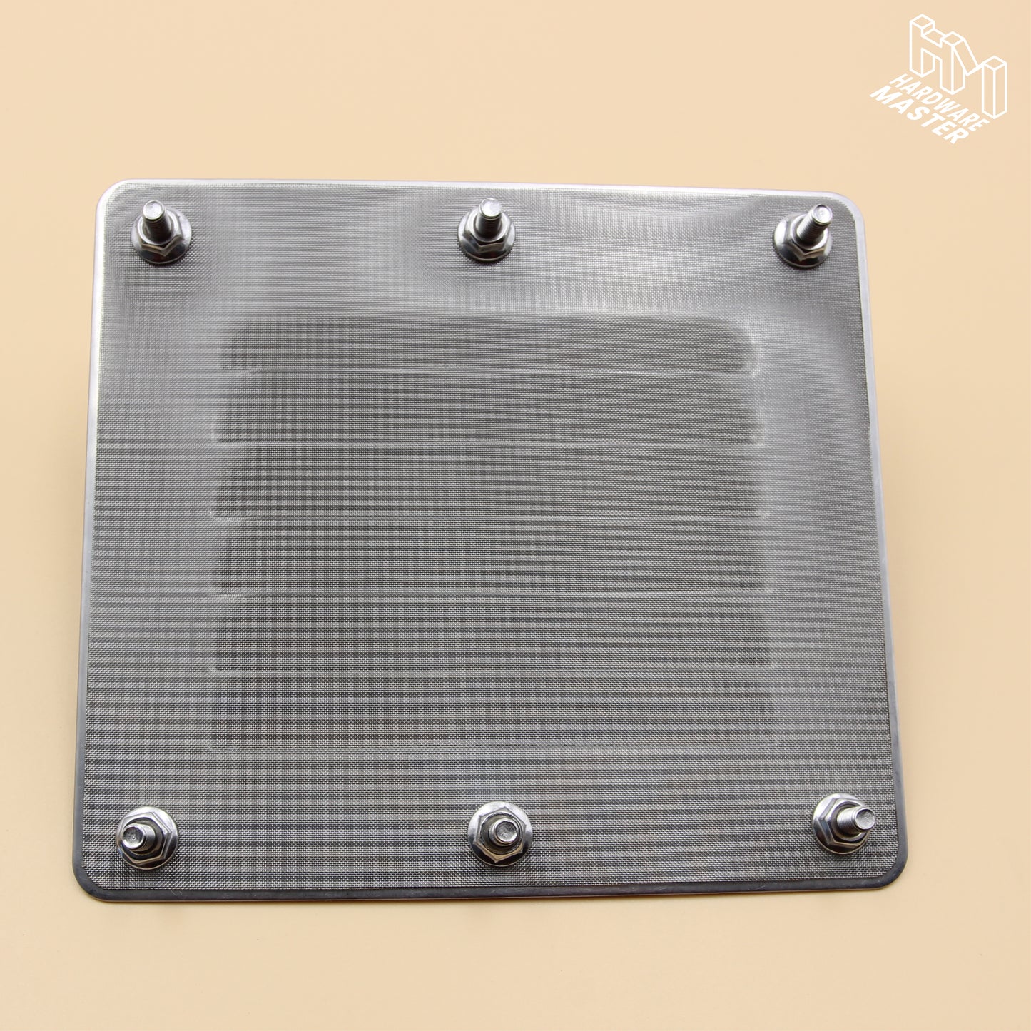 127 × 115 mm Stainless Steel Rectangle Vent – Marine Grade S316 | Ute, Caravan, Boat