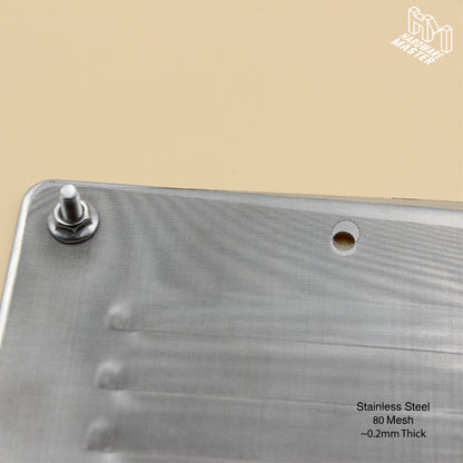 127 × 115 mm Stainless Steel Rectangle Vent – Marine Grade S316 | Ute, Caravan, Boat