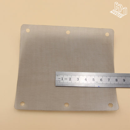 127 × 115 mm Stainless Steel Rectangle Vent – Marine Grade S316 | Ute, Caravan, Boat