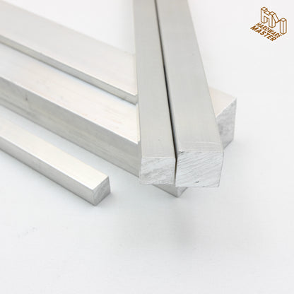 Aluminium Solid Square Bar | 16x16mm | 6060 T5 Alloy | Custom Length
