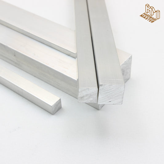 Aluminium Solid Square Bar | 25x25mm | 6060 T5 Alloy | Custom Length