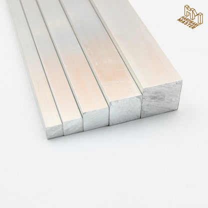 Aluminium Solid Square Bar | 16x16mm | 6060 T5 Alloy | Custom Length