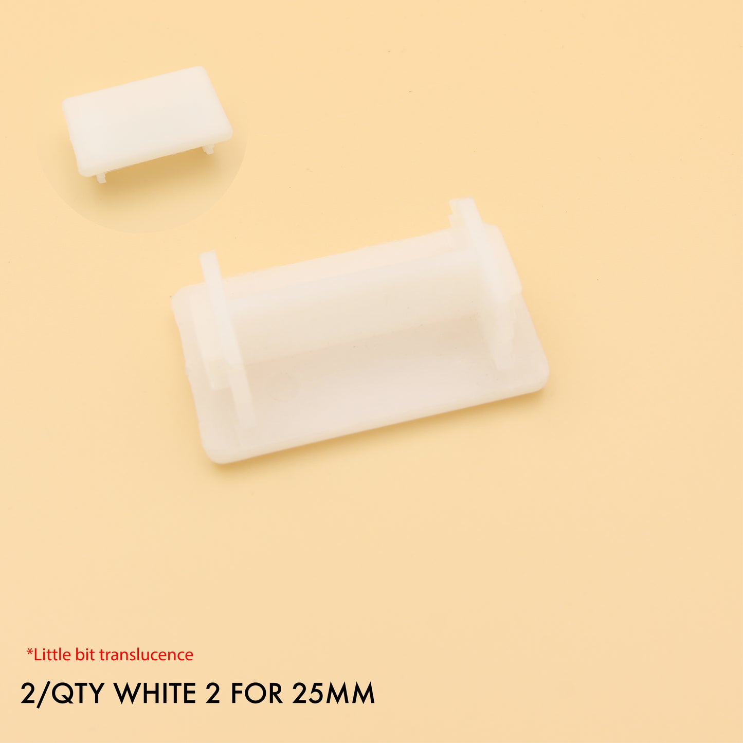 2x PE End Caps for Unistrut Channels | Durable & Secure