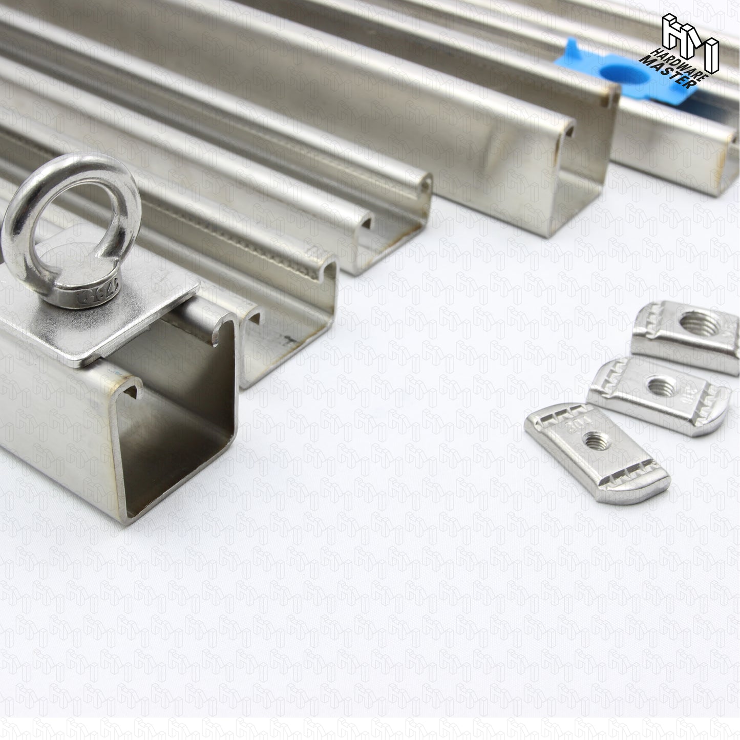 Unistrut Track Slotted Or Plain | S304 Stainless Steel | Heavy Duty Channel