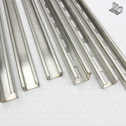 Unistrut Track Slotted Or Plain | S304 Stainless Steel | Heavy Duty Channel