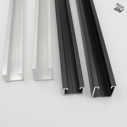 Unistrut Track | Aluminium 6060T5 | Black or Silver | Canopy Channel | Structural Grade