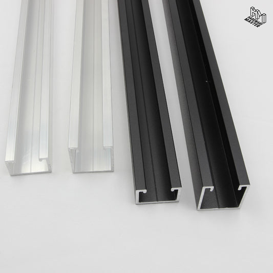 Unistrut Track | Aluminium 6060T5 | Black or Silver | Canopy Channel | Structural Grade