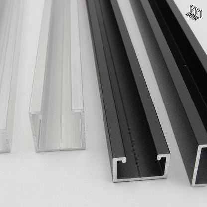Unistrut Track | Aluminium 6060T5 | Black or Silver | Canopy Channel | Structural Grade