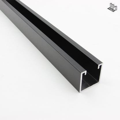 Unistrut Track | Aluminium 6060T5 | Black or Silver | Canopy Channel | Structural Grade