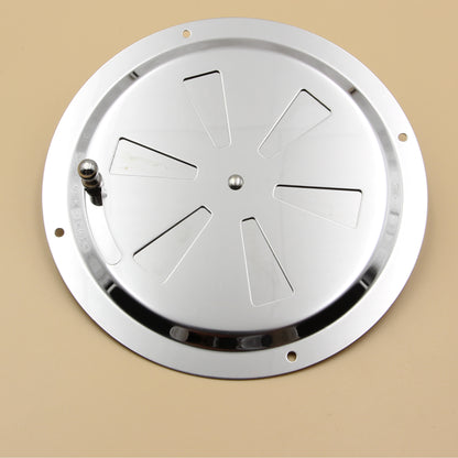150mm Stainless Steel Closable Round Vent – Marine Grade S316 | Boat, RV, Caravan, 4x4