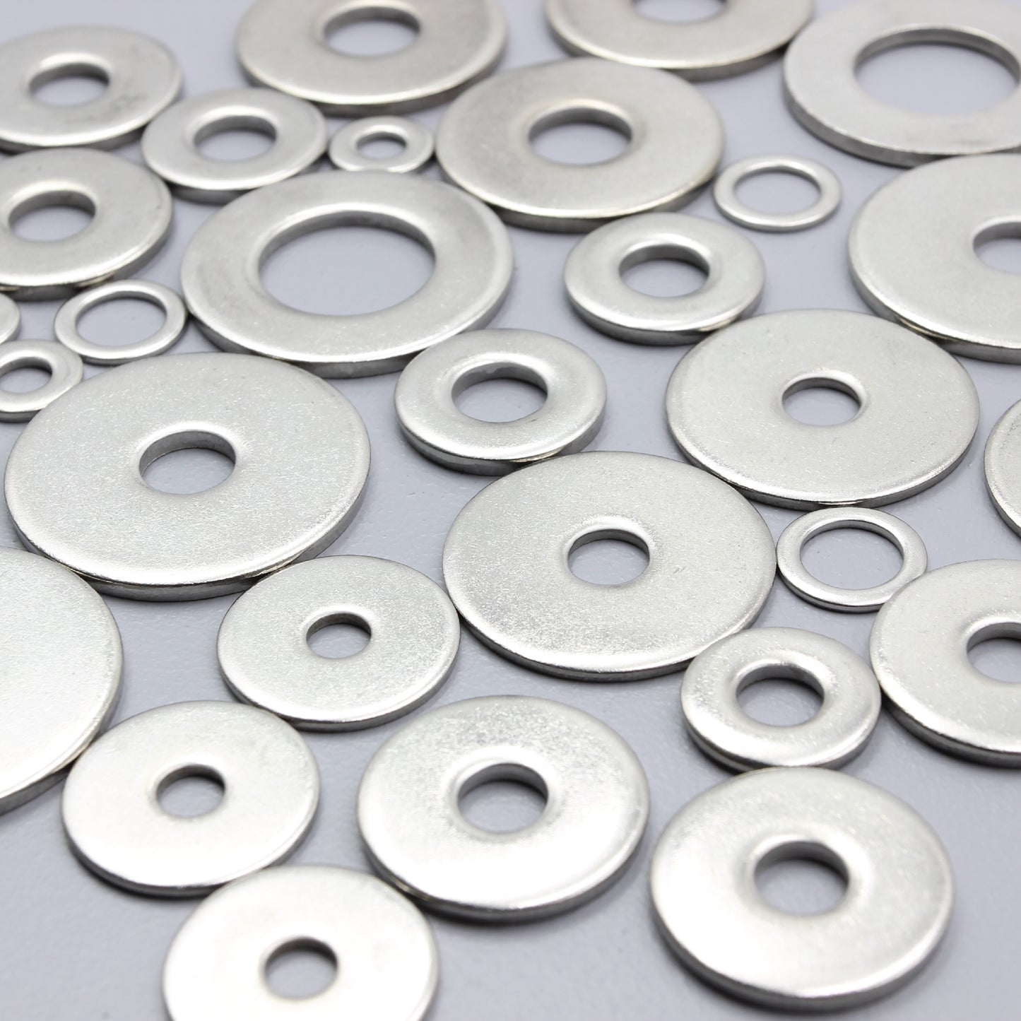 304 Stainless Steel Large Flat Washers Wide OD Fender Washer Heavy Duty M6 - M20