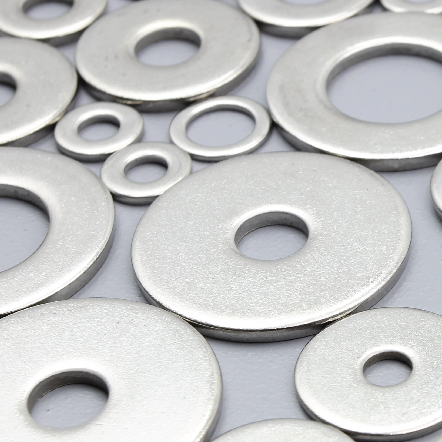 304 Stainless Steel Large Flat Washers Wide OD Fender Washer Heavy Duty M6 - M20
