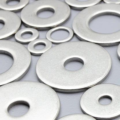 304 Stainless Steel Large Flat Washers Wide OD Fender Washer Heavy Duty M6 - M20