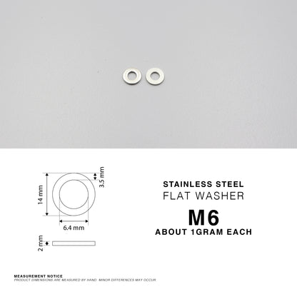 304 Stainless Steel Large Flat Washers Wide OD Fender Washer Heavy Duty M6 - M20