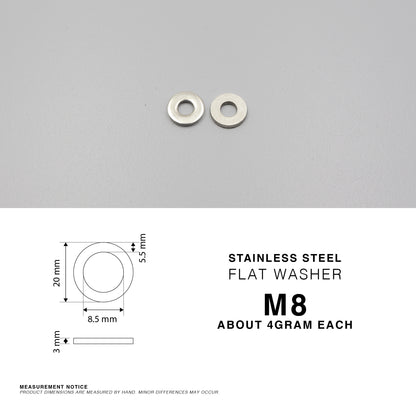 304 Stainless Steel Large Flat Washers Wide OD Fender Washer Heavy Duty M6 - M20
