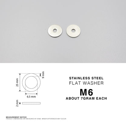 304 Stainless Steel Large Flat Washers Wide OD Fender Washer Heavy Duty M6 - M20