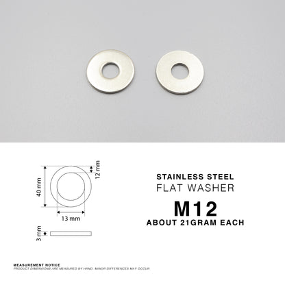 304 Stainless Steel Large Flat Washers Wide OD Fender Washer Heavy Duty M6 - M20
